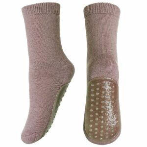 Wool socks - anti-slip - Wood Rose 22/24