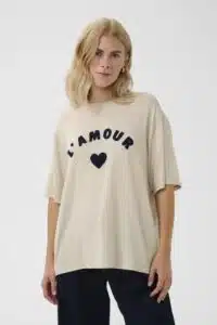 Amour T-Shirt - Dune Melange