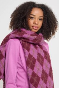 Dahlia Scarf - Rhododendron