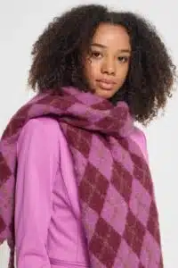 Dahlia Scarf - Rhododendron