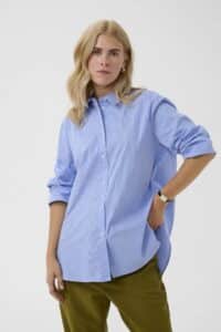 Ebony Shirt - Blue Stripe