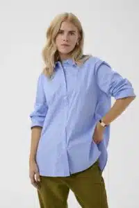 Ebony Shirt - Blue Stripe