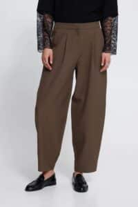 Fava Barrel Pants - Slate Black