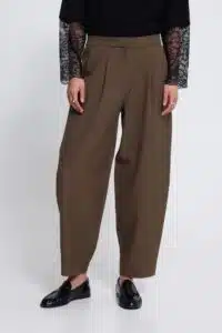 Fava Barrel Pants - Slate Black