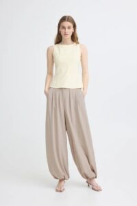 Fava Harem Pant- dove melange