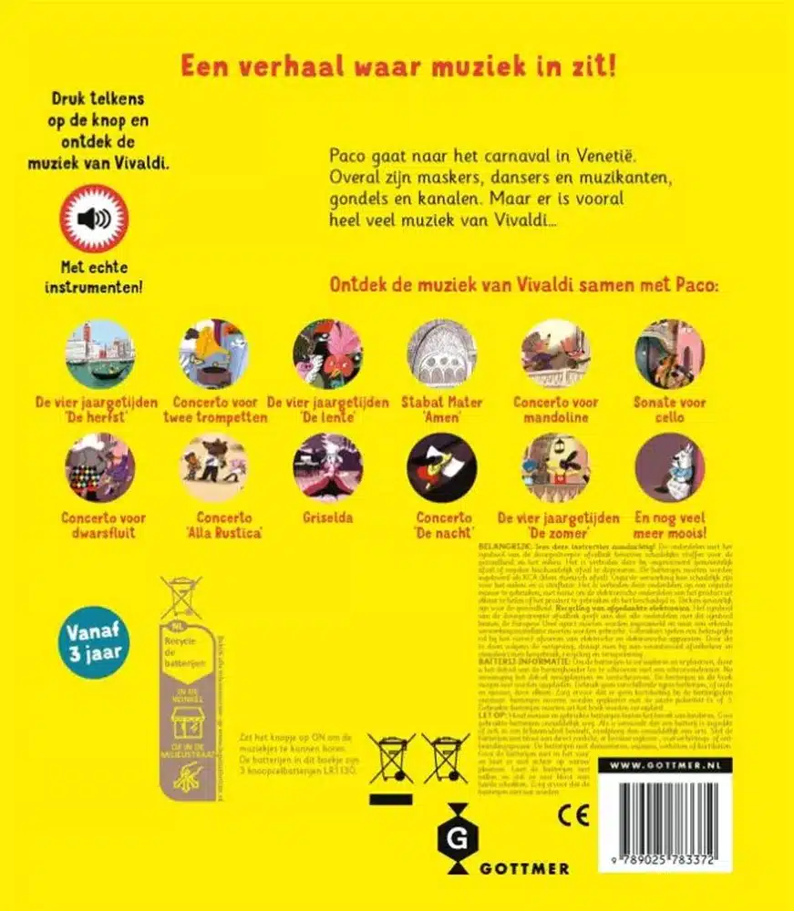 Geluidenboek Het Kleine Verhalen Orkest: De vier jaargetijden