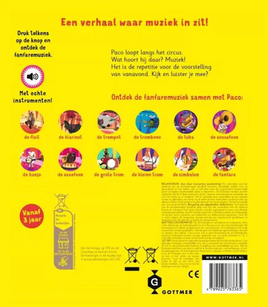 Geluidenboek Het Kleine Verhalen Orkest: De vier jaargetijden