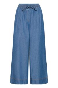 ICHI - Archer Pants - Medium Blue