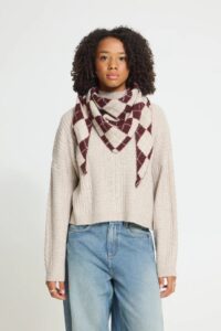ICHI - Gyle Scarf - Zinfandel