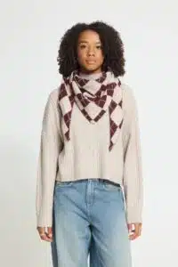 ICHI - Gyle Scarf - Zinfandel