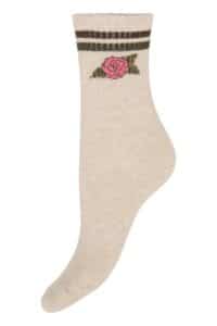 ICHI - Melle Socks - Oatmeal Melange