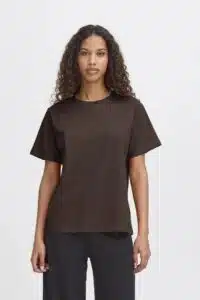 ICHI - Palmer Loose T-Shirt - Coffee Bean