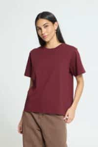 ICHI - Palmer Loose T-Shirt - Zinfandel