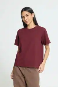 ICHI - Palmer Loose T-Shirt - Zinfandel