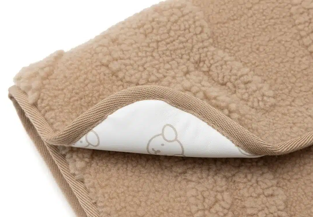Jollein - Verschoningsmat met Opbergvak Miffy Jacquard Teddy - Biscuit