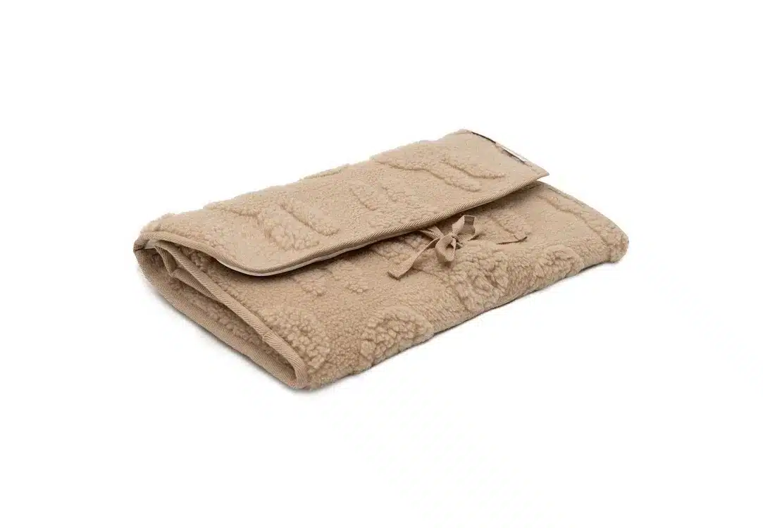 Jollein - Verschoningsmat met Opbergvak Miffy Jacquard Teddy - Biscuit