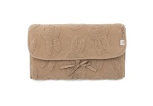 Jollein - Verschoningsmat met Opbergvak Miffy Jacquard Teddy - Biscuit