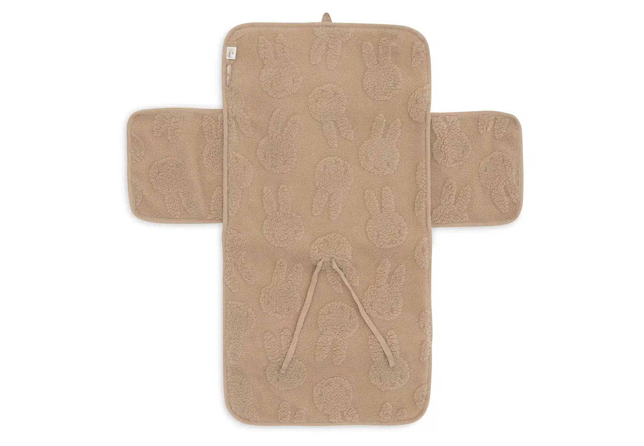 Jollein - Verschoningsmat met Opbergvak Miffy Jacquard Teddy - Biscuit