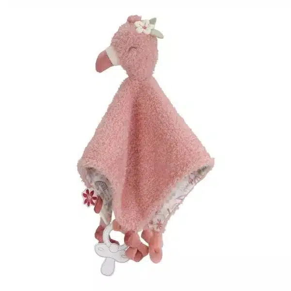 Knuffeldoekje Flamingo - Safari Friends