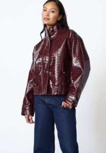 Laurel Jacket - Deep Bordeaux