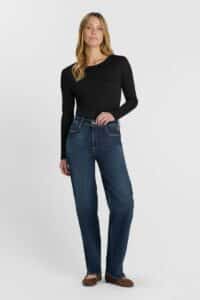 Le Temps des Cerises - Jean Femme Pulp High Astral - Blue