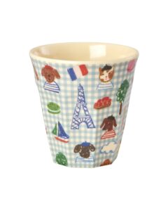 Melamine Beker Paris - Blue