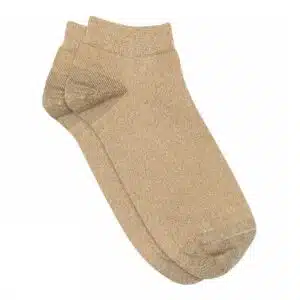 MP Denmark - Zoe glitter sneaker socks - Golden Tan