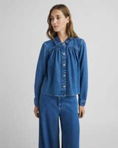 MSCH - Ago Rue Shirt - Mid Blue Wash