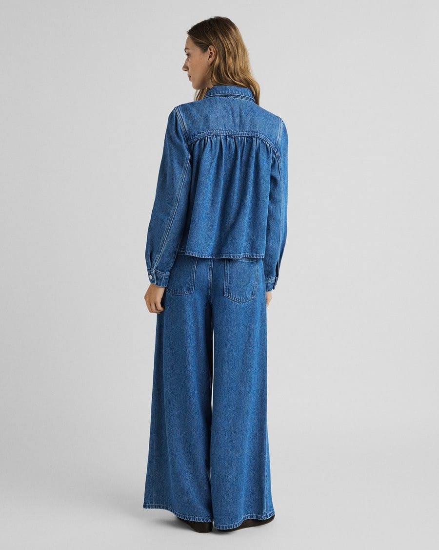 MSCH - Ago Rue Shirt - Mid Blue Wash