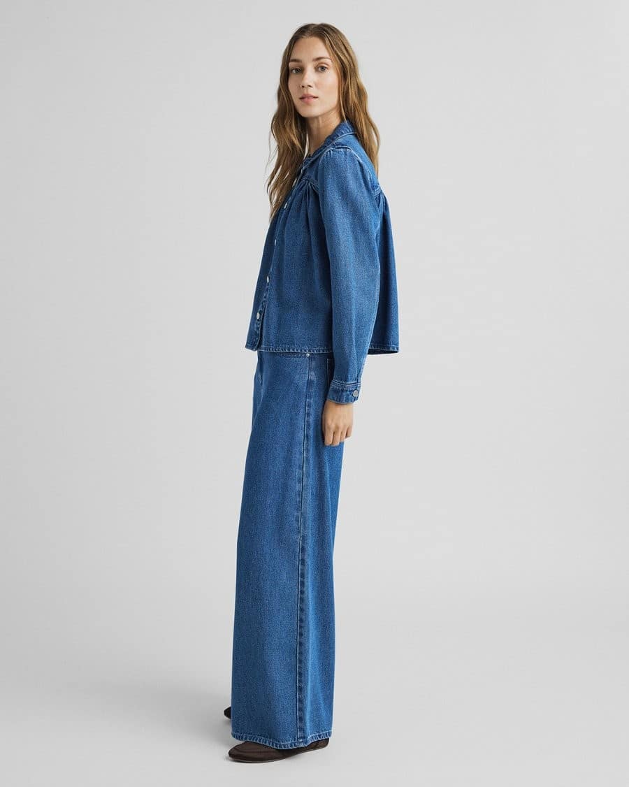 MSCH - Ago Rue Shirt - Mid Blue Wash