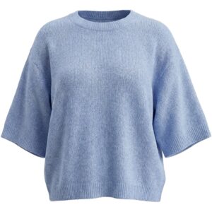 Peppercorn - Sabina RWS Knit Tee - Placid Blue Melange