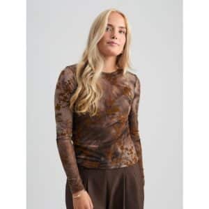 Peppercorn - Safia Top - Toffee Print