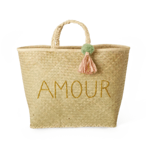 Rice - Raffia Tas - Amour