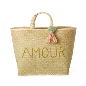 Rice - Raffia Tas - Amour