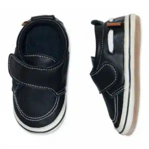 Sailor leather slippers - Marine