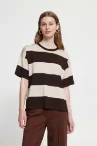 Shirt Luls Loose - Stripe Chocolate Torte