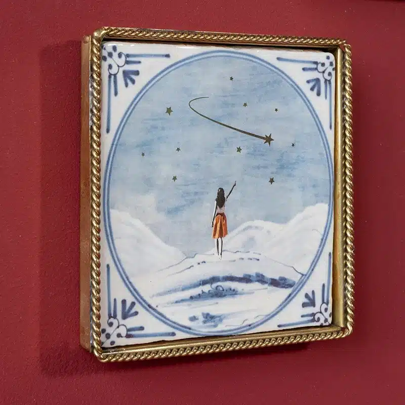 StoryTiles - Golden Twisted Frame 13x13cm