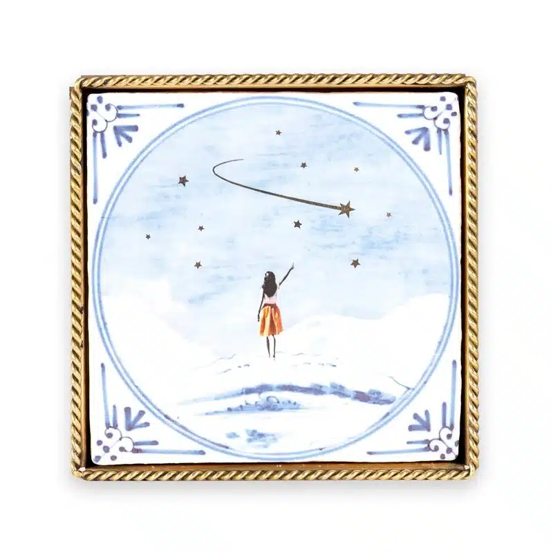 StoryTiles - Golden Twisted Frame 13x13cm