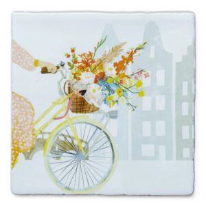 StoryTiles - Vrolijkheid in een Fietsmand 13x13