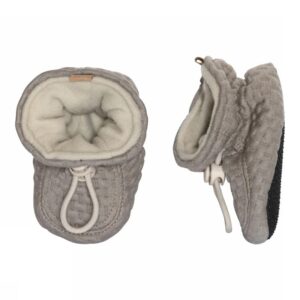 Structure textile slippers - Beige Melange