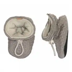 Structure textile slippers - Beige Melange