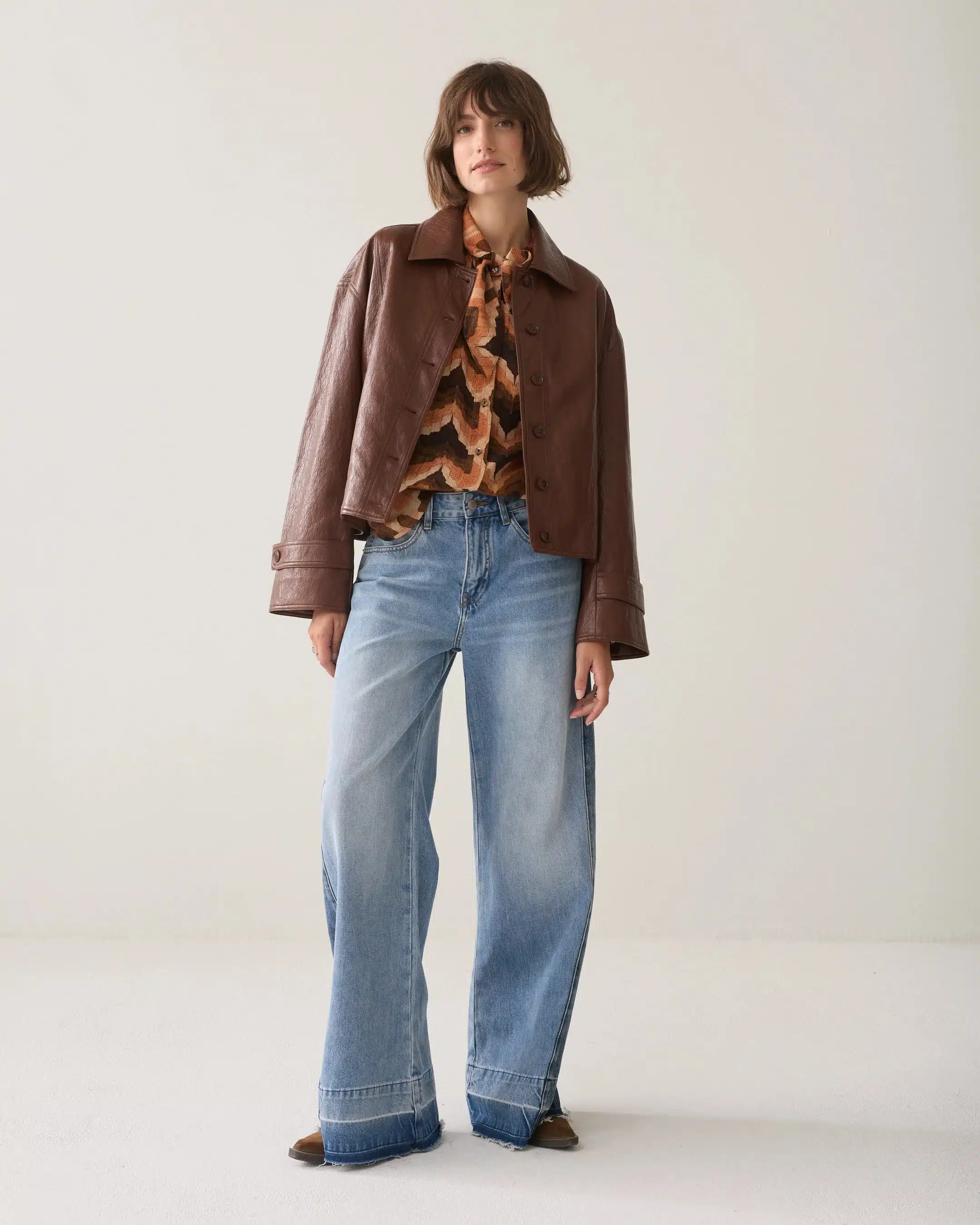 Summum - Jacket Faux leather - Toffee