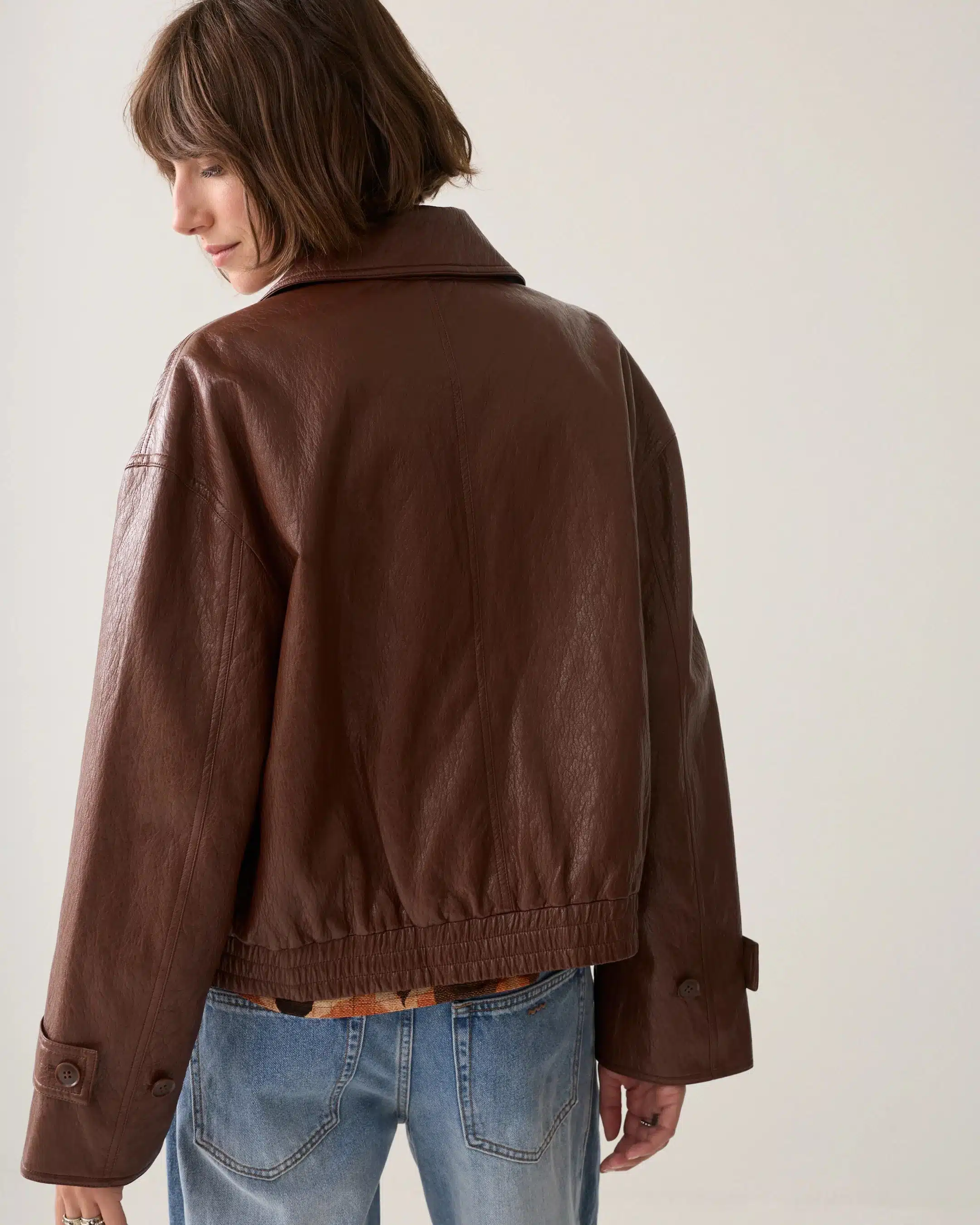 Summum - Jacket Faux leather - Toffee