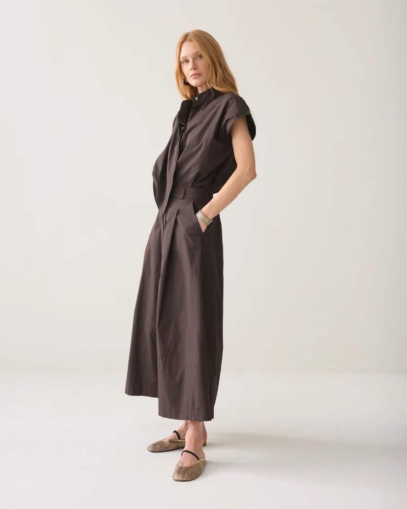 Summum - Skirt Taft light - Dark Chocolate