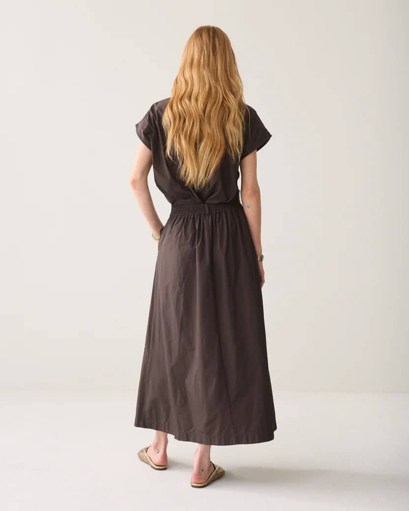 Summum - Skirt Taft light - Dark Chocolate