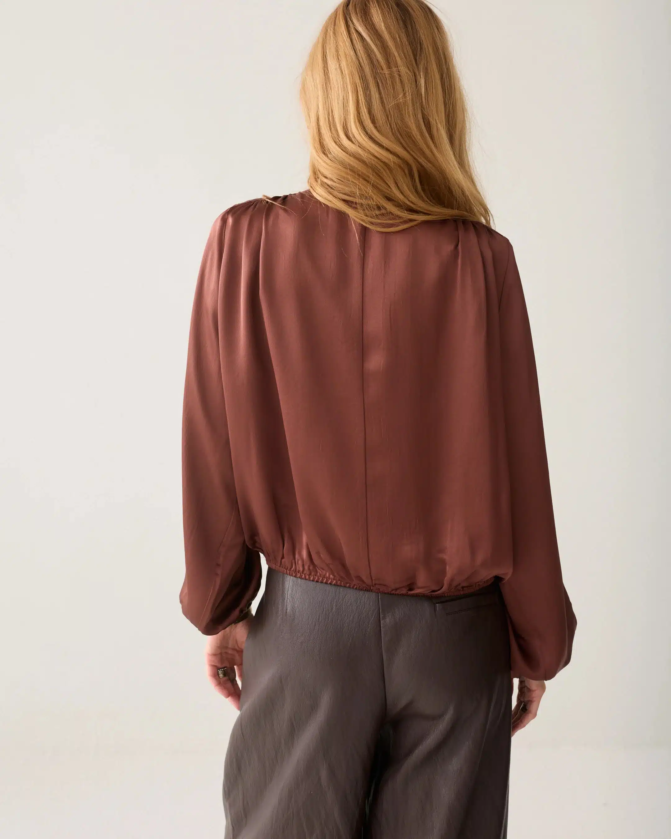 Summum - Top Silky casual - Toffee