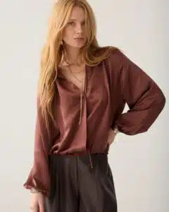 Summum - Top Silky casual - Toffee