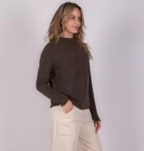 The Clothed - Lamia Pullover - Coffee