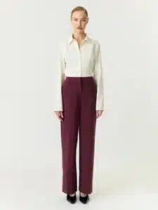 YAS - Likka HW Wide Pants - Fig