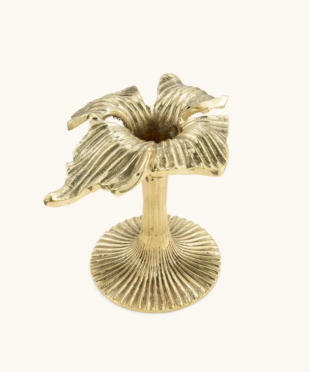 Doing Goods - Hailey Hibiscus Candle Holder Long